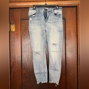 Distressed Light Blue Women's Jeans